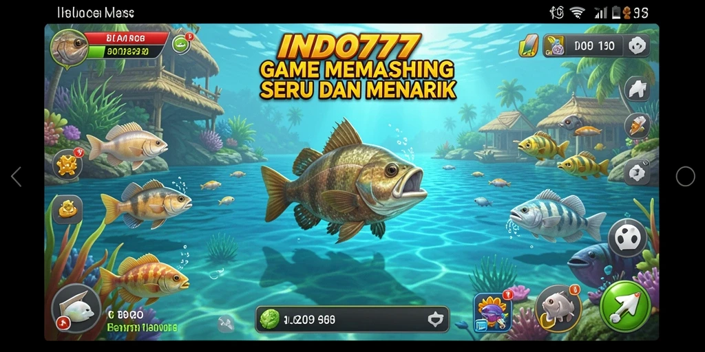 Tampilan gameplay menarik dari INDO777 dengan aksi memancing yang mendebarkan.