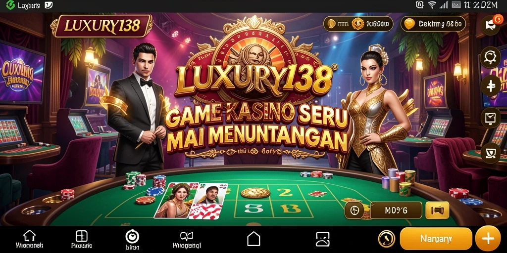 Screenshot LUXURY138 menampilkan gameplay kasino yang seru dan menarik.