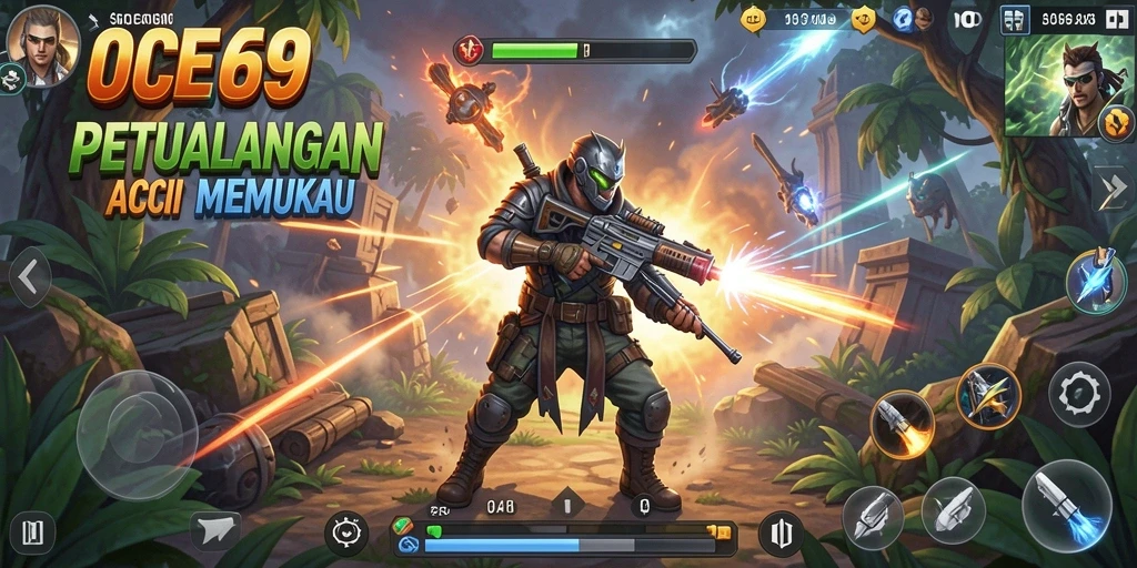 Gameplay seru OCE69 dengan grafis luar biasa.