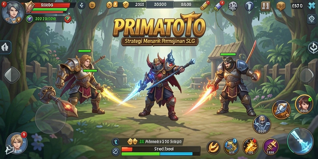 Tampilan gameplay menarik dan strategis di PRIMATOTO.