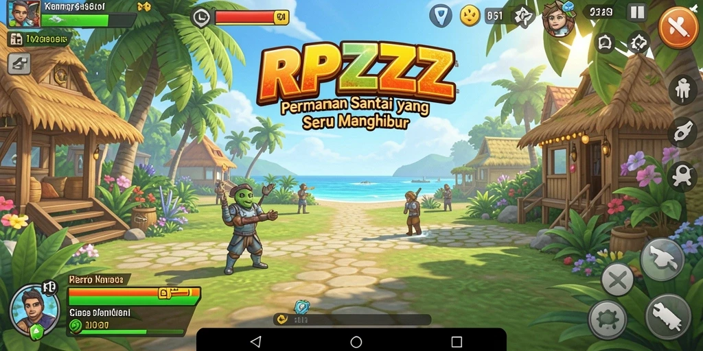 Screenshot permainan RPZZZ menampilkan momen seru dalam gameplay Casual.